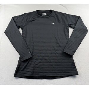 Under Armour Shirt Womens L Black ColdGear Base 4.0 Long Sleeve Fitted Thermal